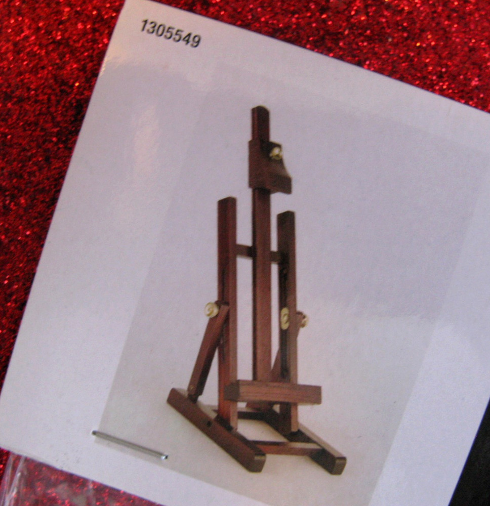 EASEL -- Portable  - Adjustable -Small Tabletop Wooden H-Frame Studio Easel --