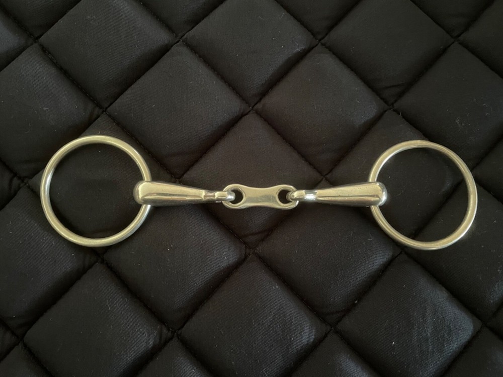 French Link O Ring Snaffle Horse Bit 6”