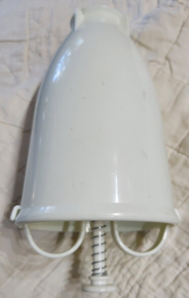 Doughnut Maker Cookie Mold White Plastic Metal Spring Finger Holds