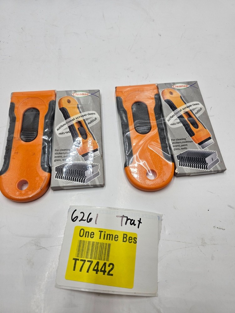 Cleanse Razor Blade Scraper with 15 Extra Blade Multi-Surface Cleaning Tool