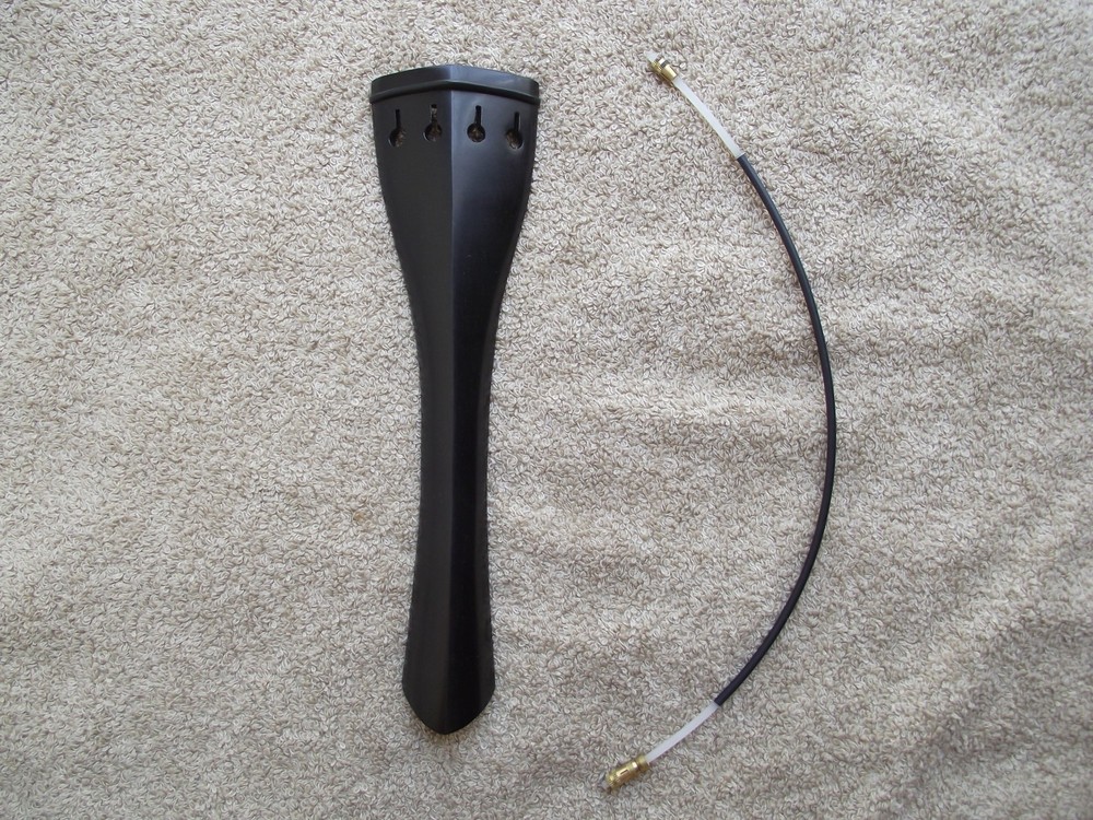 Natural Ebony 4/4 Cello Tailpiece