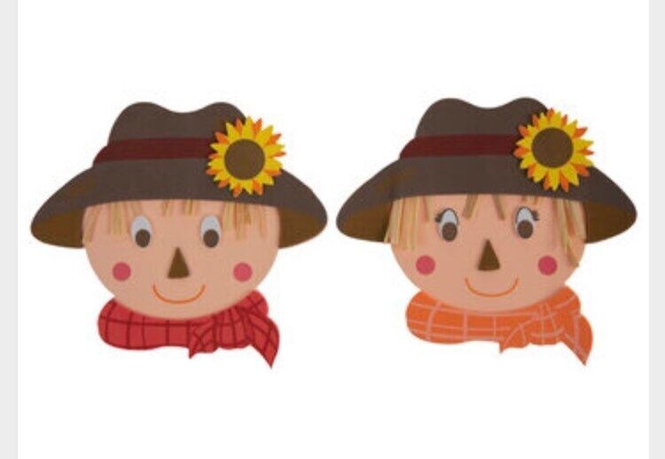 Halloween Scarecrows foam craft kit