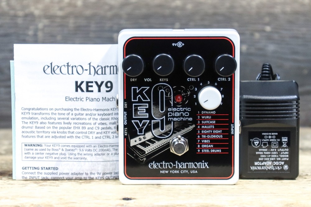 Electro-Harmonix KEY9 Electric Piano Machine Keyboard Emulator Effect Pedal