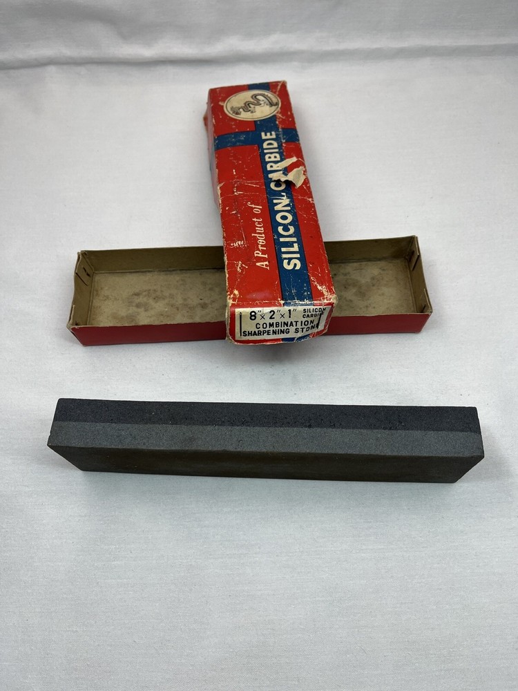 Silicon Carbide Combination Sharpening Stone 8” X 2” X 1”
