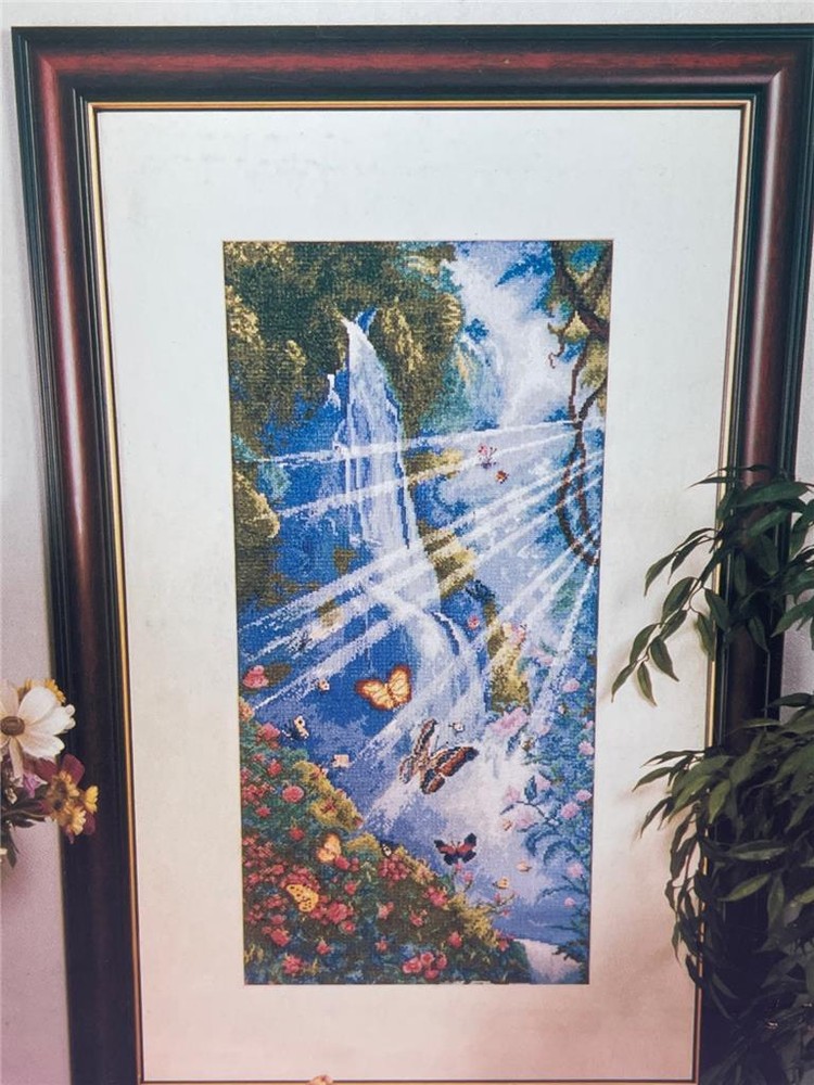 DMC Counted Cross Stitch Chart - BUTTERFLY HAVEN - Beautiful LARGE Chart!