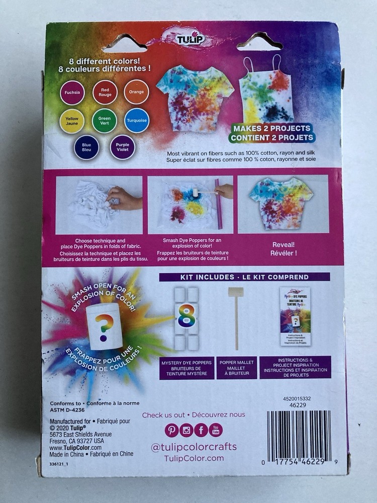 Tulip Mystery Dye Poppers