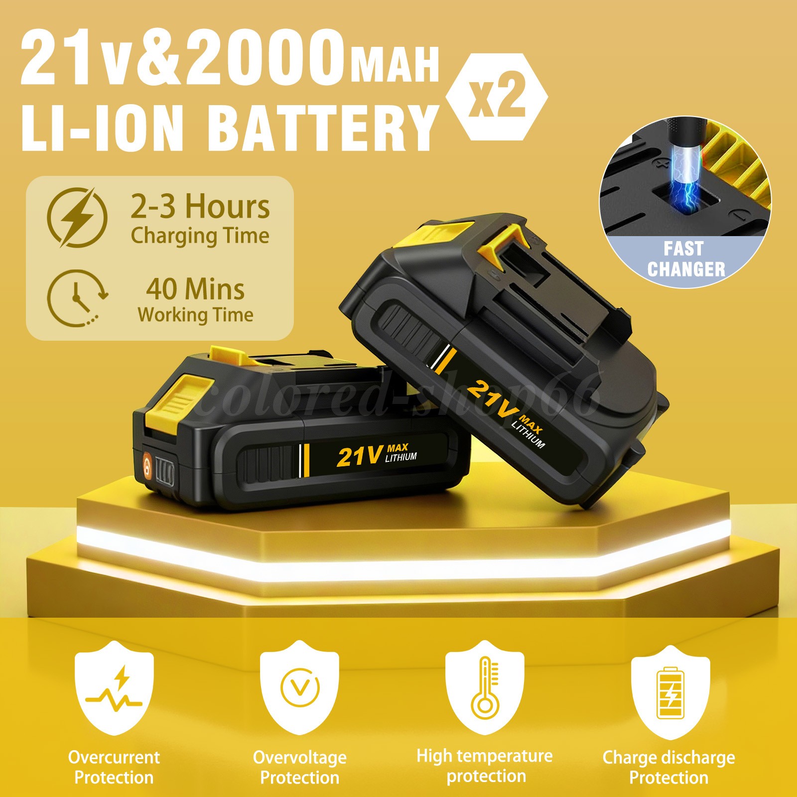 2-IN-1 Electric Cordless Grass String Trimmer Lawn Edger Weed Wacker Cutter USA