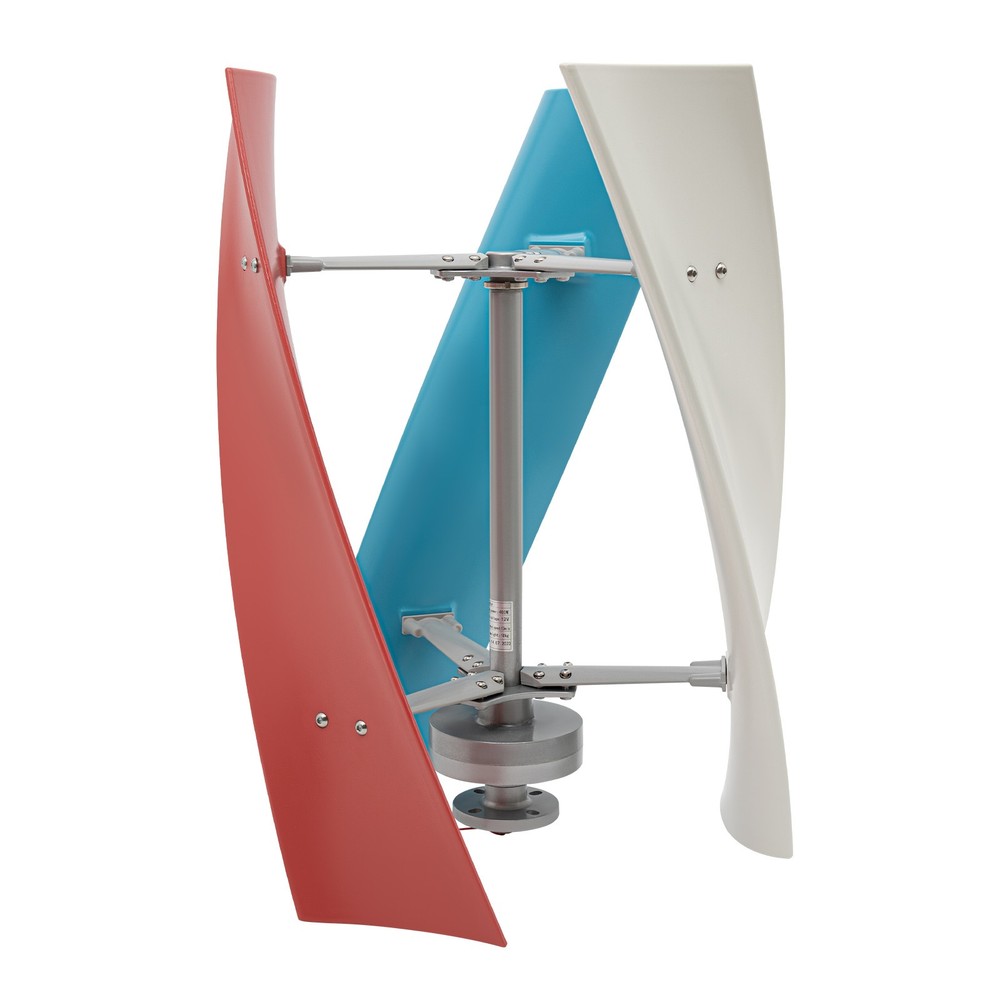 DC 3 Blades Helix Wind Turbine Generator Kit Vertical Axis Wind Power Controller