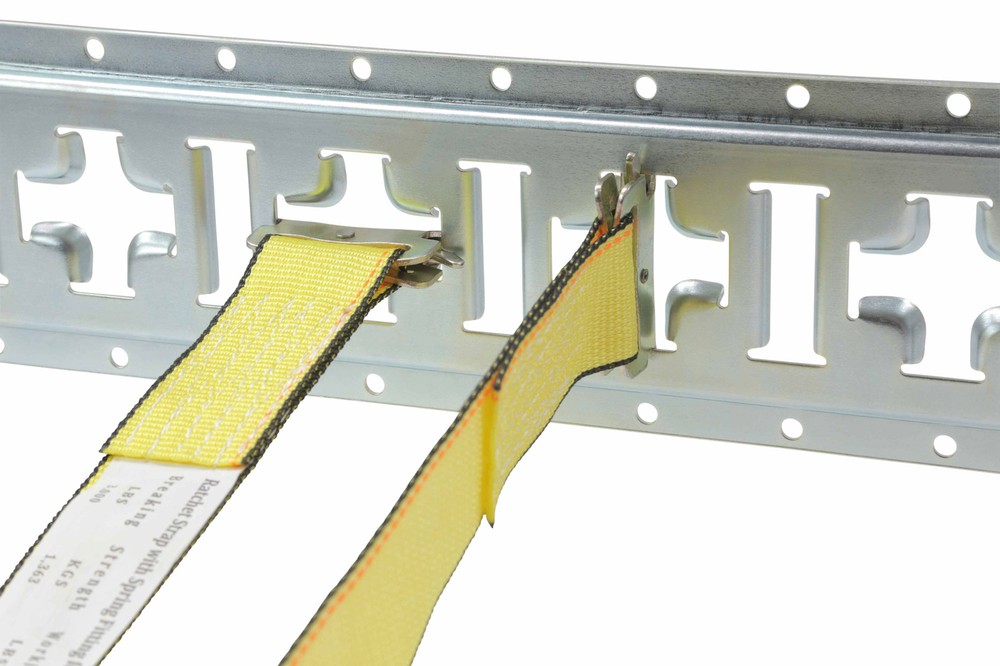 (4 Pack) 2' E Track Horizontal & Vertical Cross Galvanized Trailer Truck