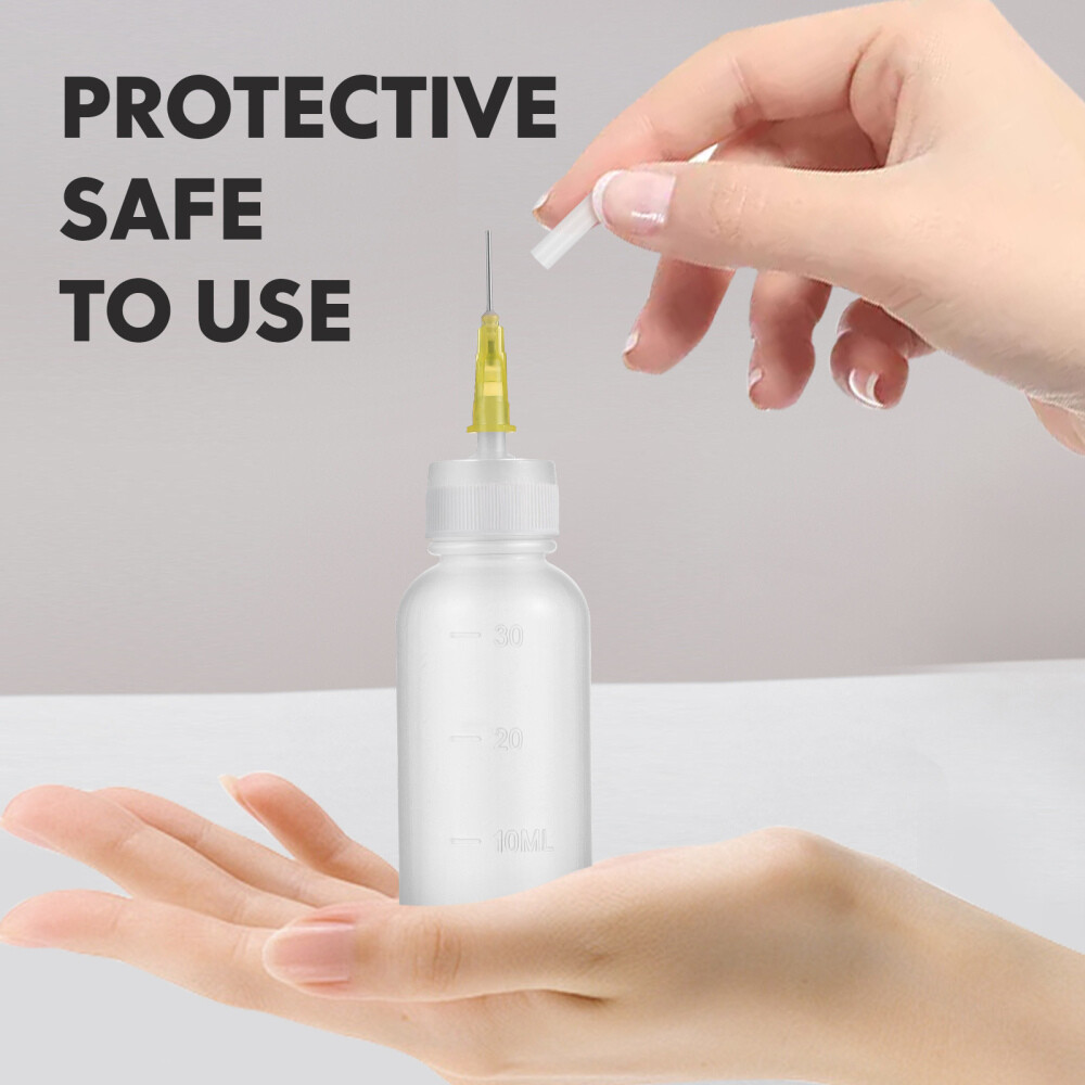 Precision Needle Tip Squeeze Bottles Glue Applicator Bottle Glue Dropper Bottle