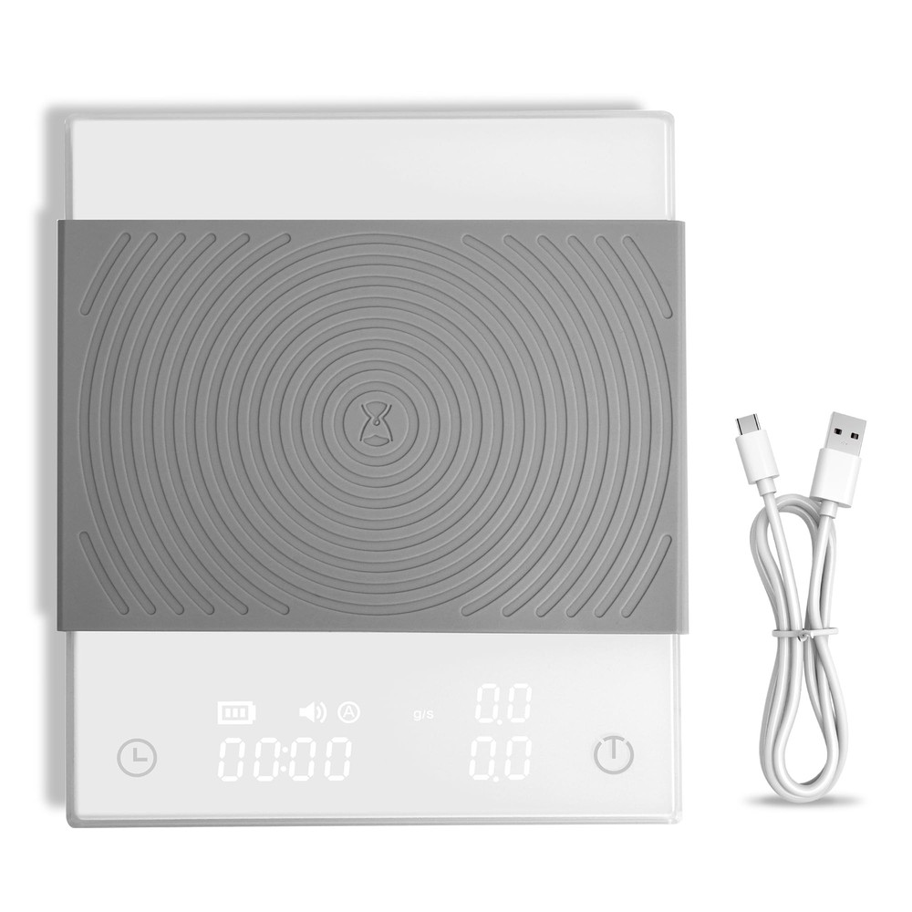 TIMEMORE Coffee Scale Basic 2.0 with Timer,Black Mirror Espresso Scale with F...