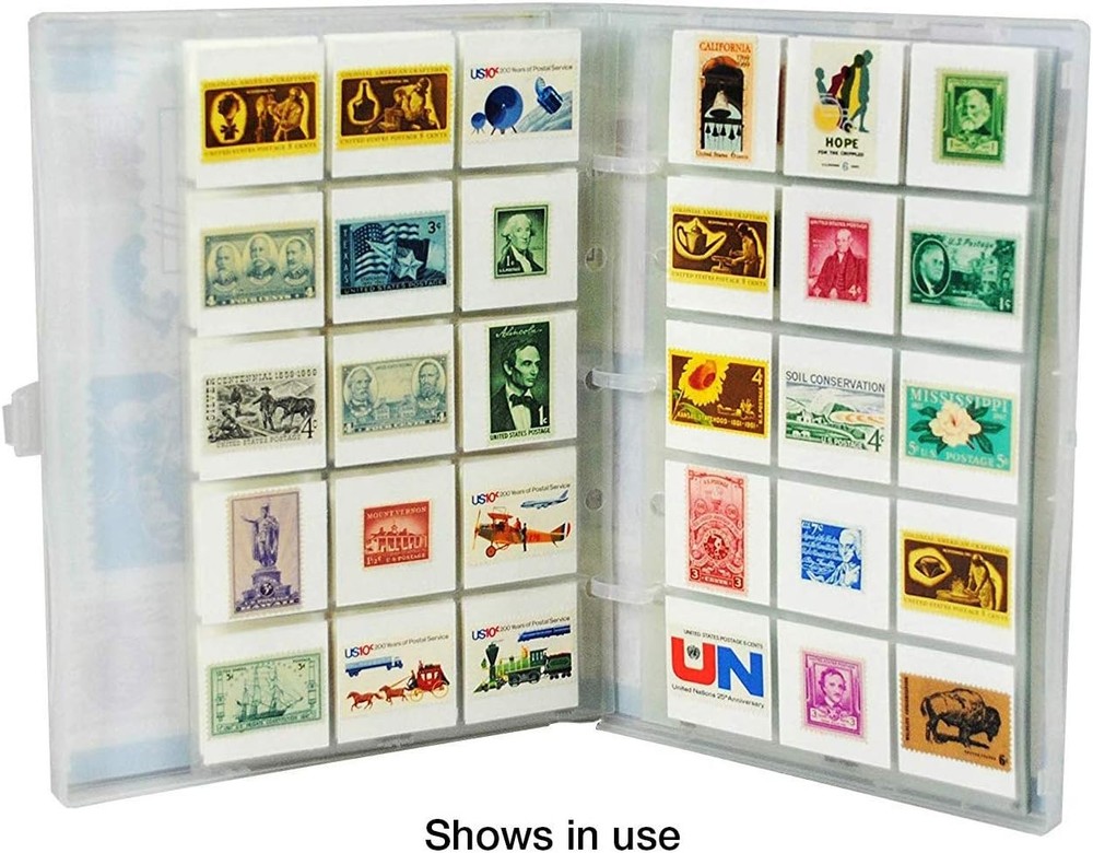 20 Pack Small Stamp Collector Refill Pages