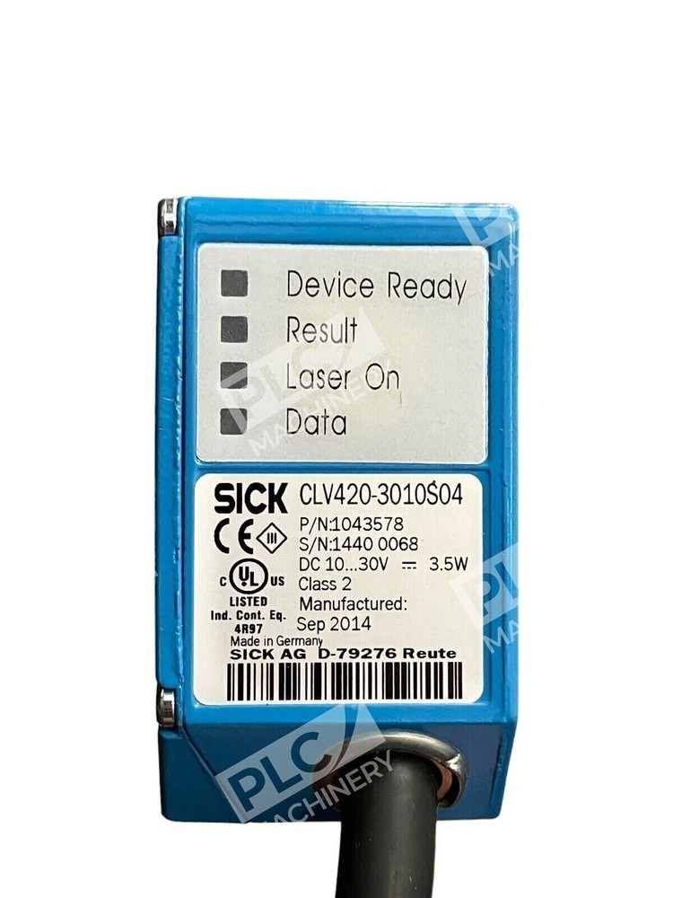 Sick CLV420-3010S04 Fixed Mount Barcode Scanner