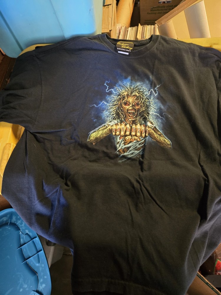 IRON MAIDEN EXTRA EXTRA LARGE MAIDEN FACE TEE SHIRT DELETED STYLE KILLER 2XL