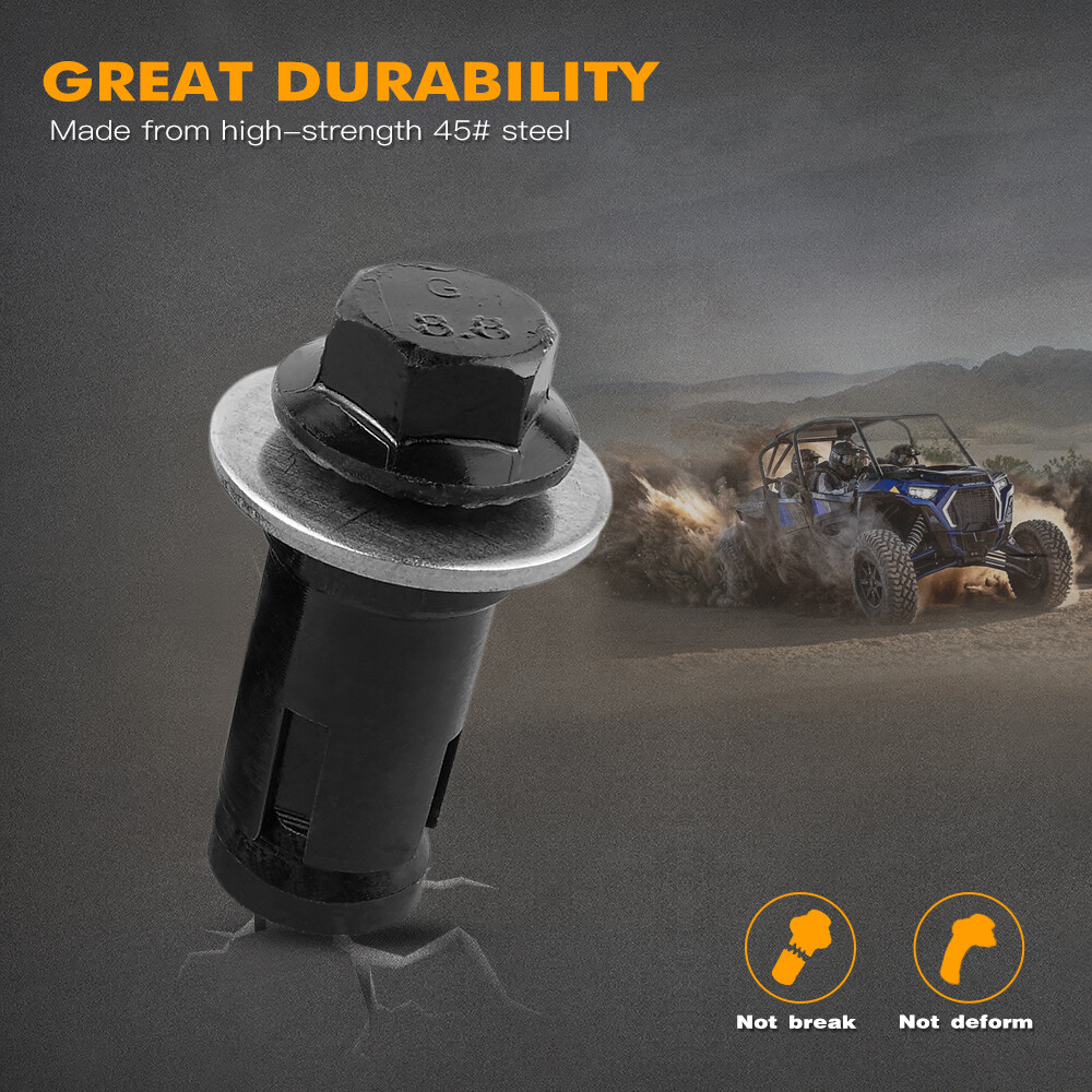 Rock Slider Mounting Hardware Bolts Kit For Polaris RZR XP Turbo 2015-2020 2021