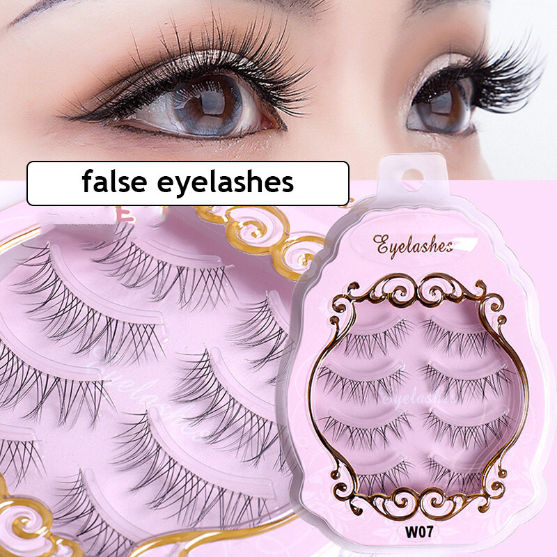 Light Curly Natural False Eyelashes Soft Wispy Eyelash Extension  Makeup Tools