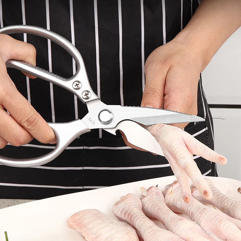 Multifunctional Kitchen Scissors Bottle Opener Meat Fish Bone Cutting Shears US