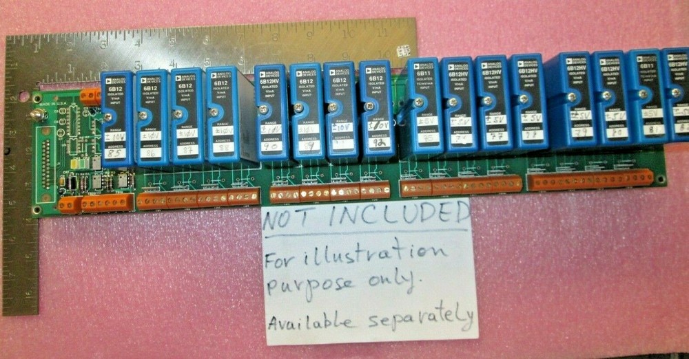 16 bit A/D DAQ Module/Amplifier 0 to 50V PC interface (RS-485) Isolated AD 6B12