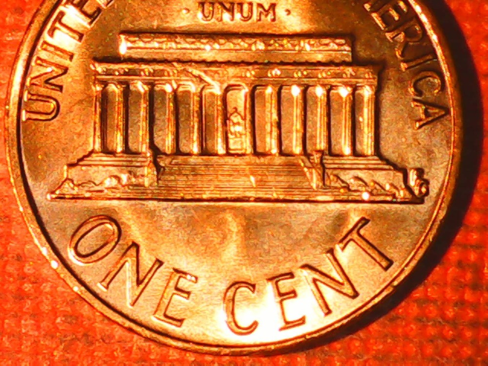 1973 Penny Struck Through Reverse