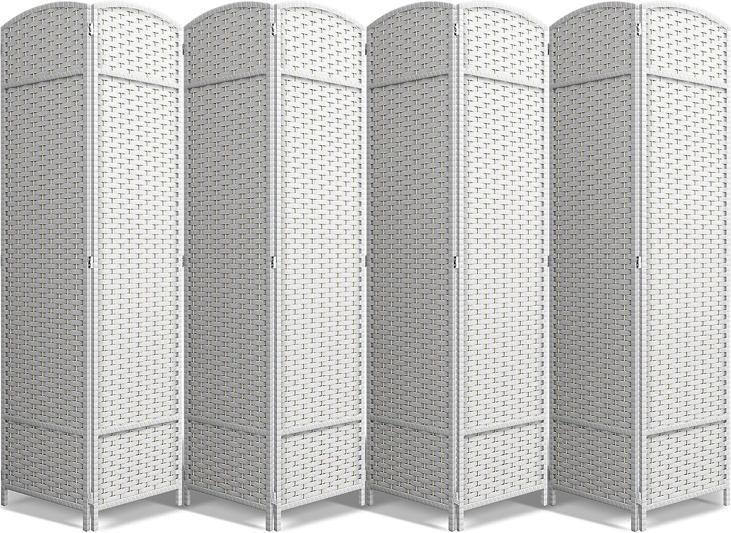 Sorbus Extra Wide Room Divider - Foldable Panel Privacy Screen (130” L x 69” H)