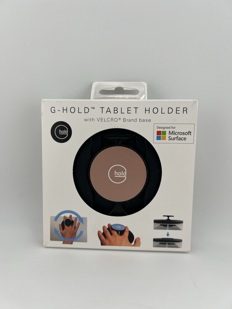 G-Hold Tablet Reader iPad Holder Universal Grip Base Rotates 360° Pink