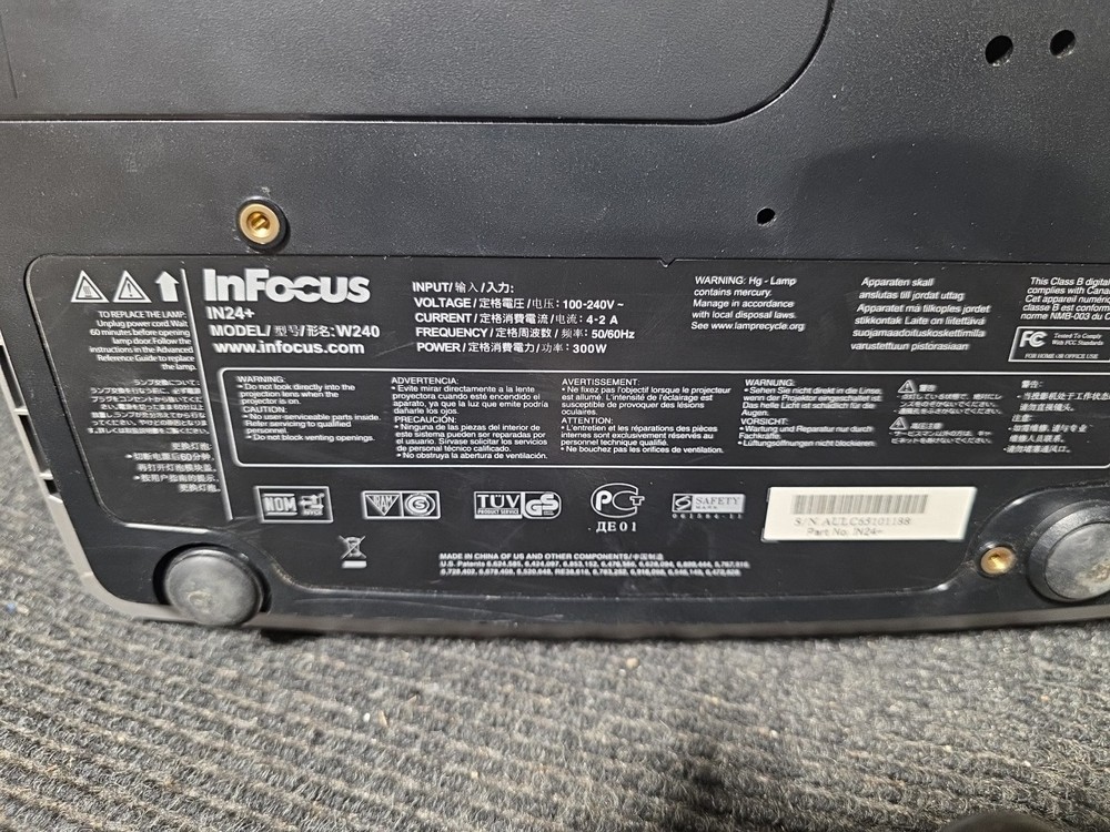 InFocus W240 DLP Projector