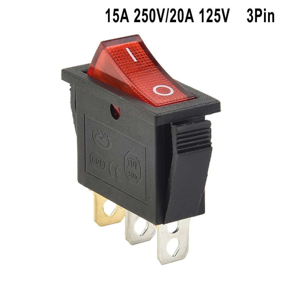 2. Gear Red with Light On-Off 3pin Easy Installation with Plug Terminals