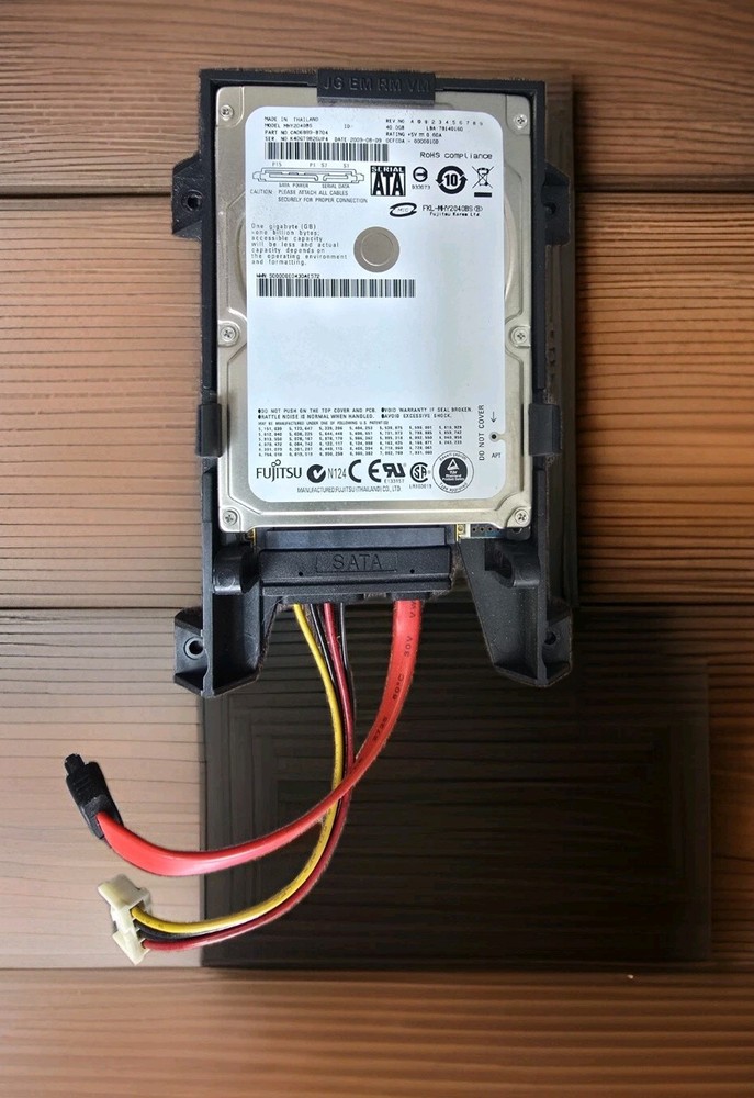 WMS BB2 40GB Fujitsu HDD – Includes Bracket & SATA Cables – Plug & Play.