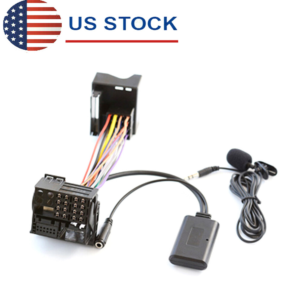 Car AUX Bluetooth Adapter + Mic For BMW X3 Z4 E83 E85 E86 MINI COOPER R50 R53