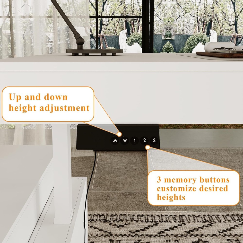 Adjustable Kitchen Island with Storage