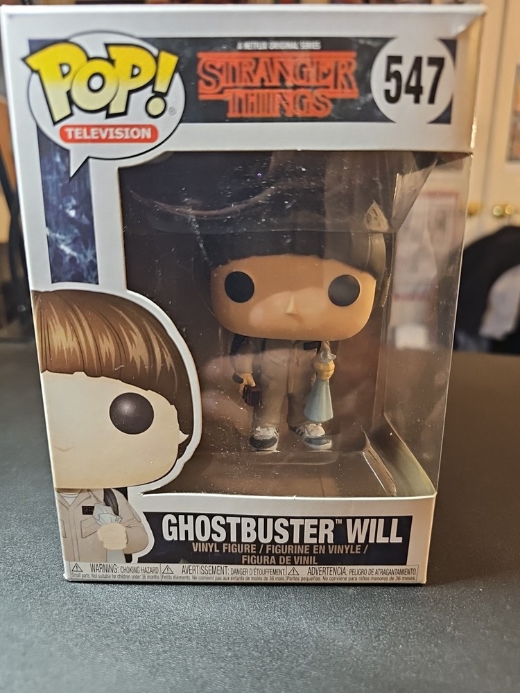 Funko Pop! Vinyl Stranger Things Ghostbuster Will #547