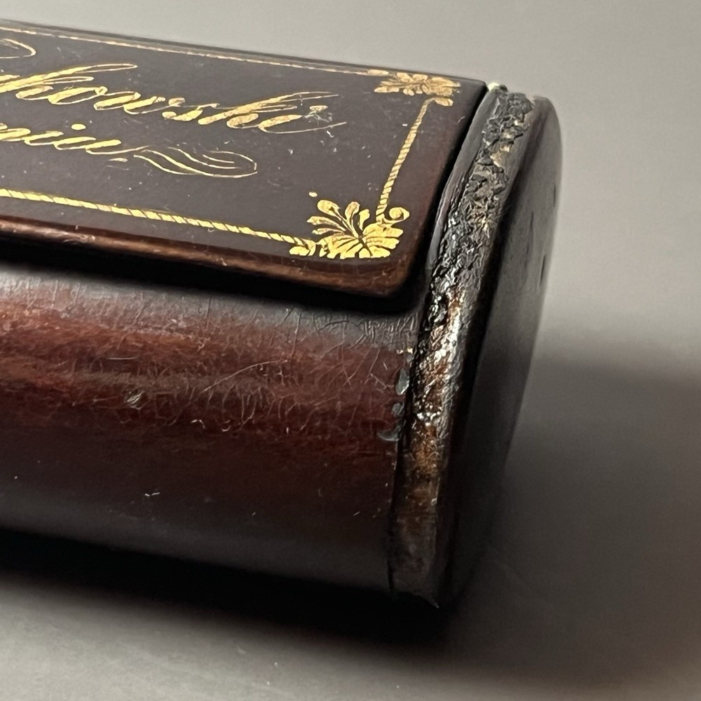 Mid 19th Century Wooden Snuff Box