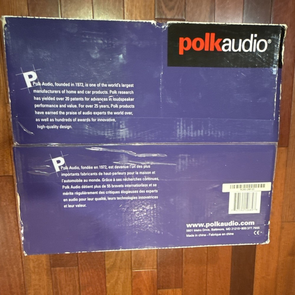 Polk Audio RC80i In-Wall Speakers Pair, Wired, White, Aimable Tweeter
