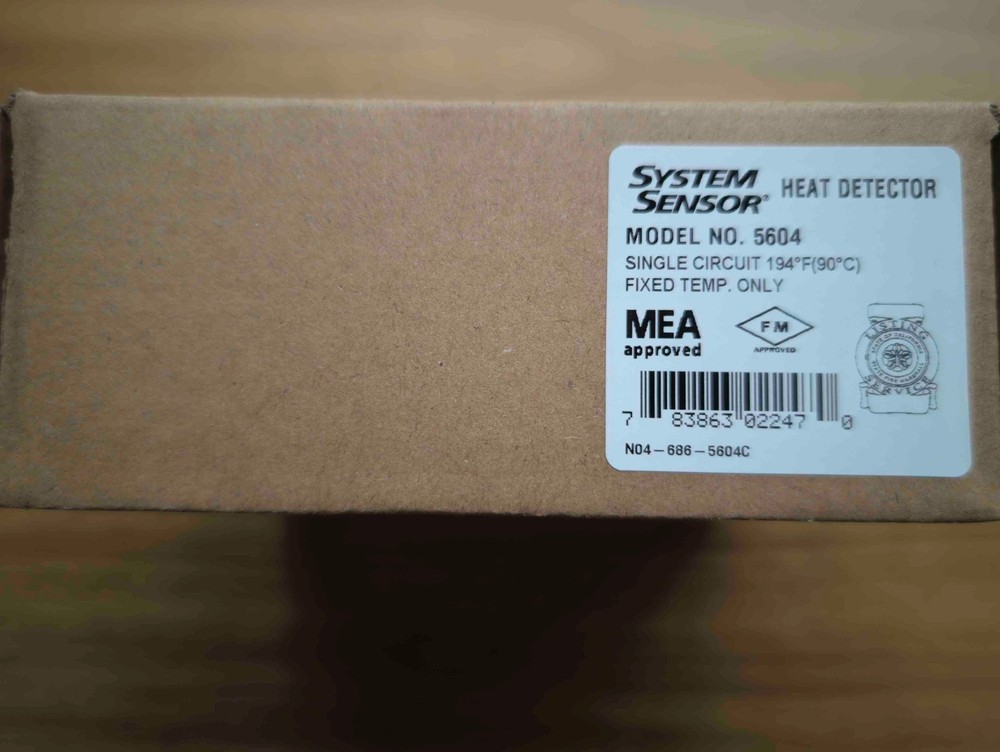 System Sensor 5604 Fixed Temperature Heat Detector - White