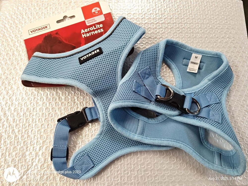 Medium Step In Dog Harness Mesh, No Pull Harness Lite blue