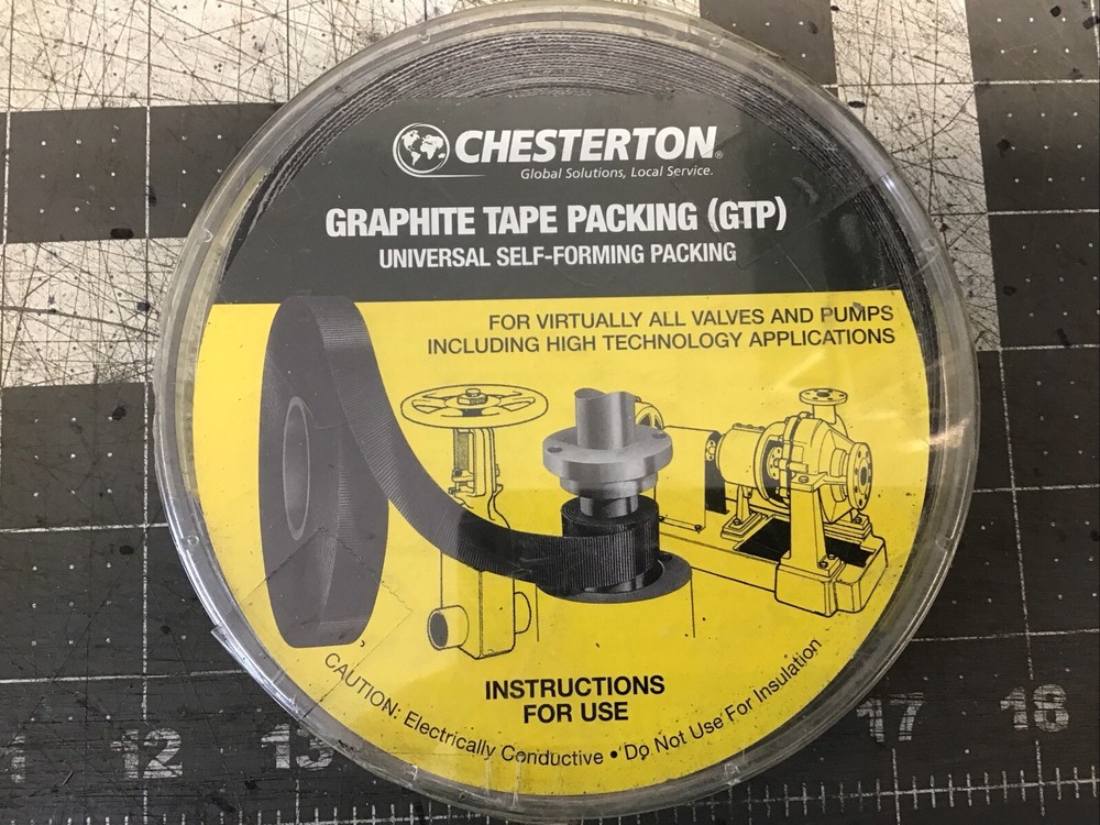 CHESTERTON GRAPHITE TAPE PACKAGING 005204 1.000x50 Ft (LC06B)