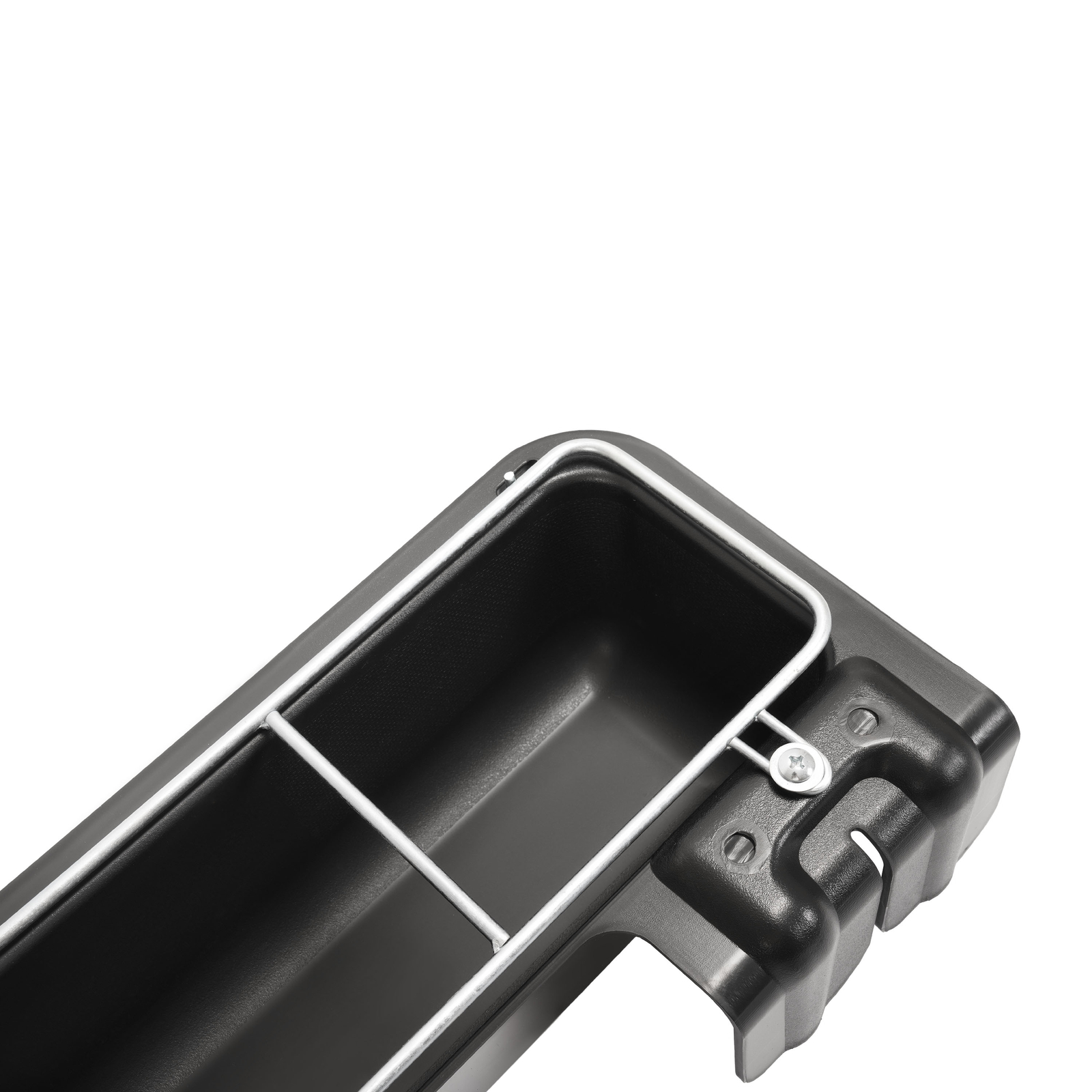 2 Pack Black Hook Over Goat Trough 9 Quart Livestock Feeder For Sheep Alpaca