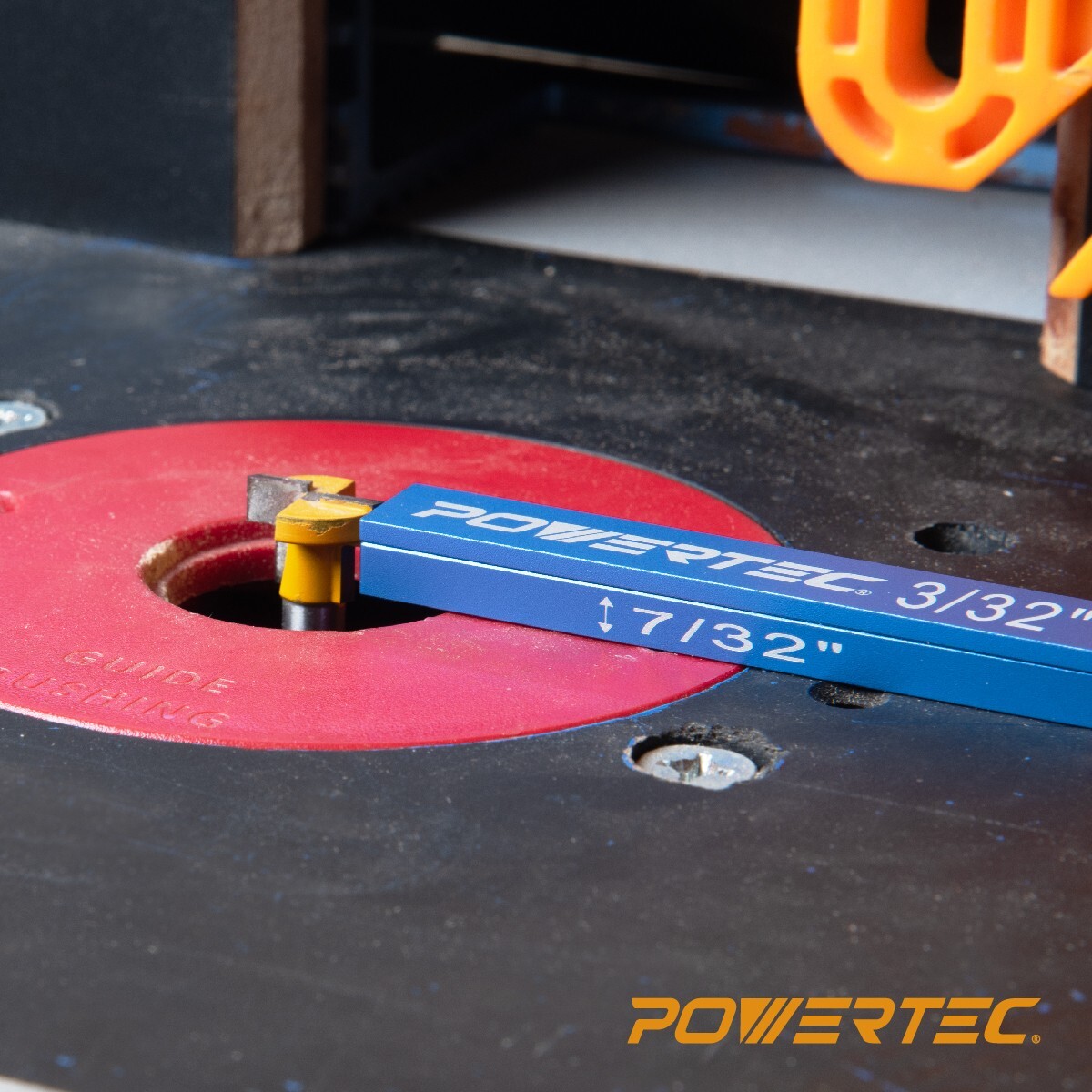 POWERTEC 71843 Setup Blocks Height Gauge 15pc Set - Premium Woodworking Tools