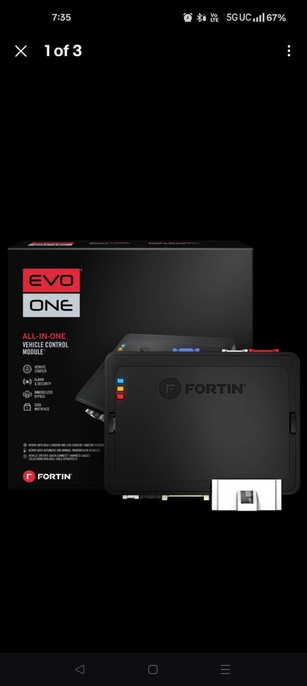 Fortin EVO-ONE ALL-IN-ONE Car Remote Starter Security System and Data Interface