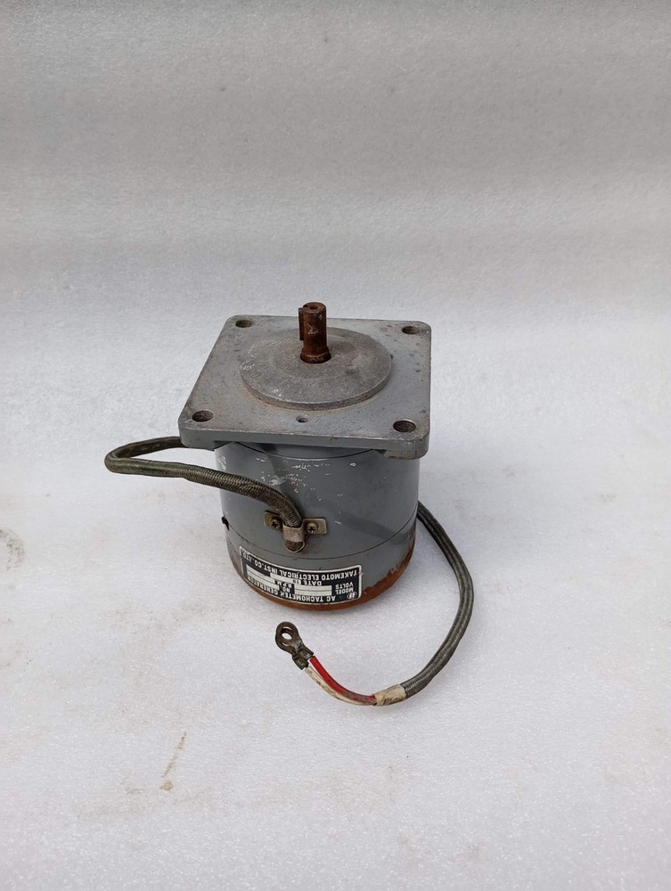 TAKEMOTO ELECTRICAL INST. CO. AC TACHOMETER GENERATOR