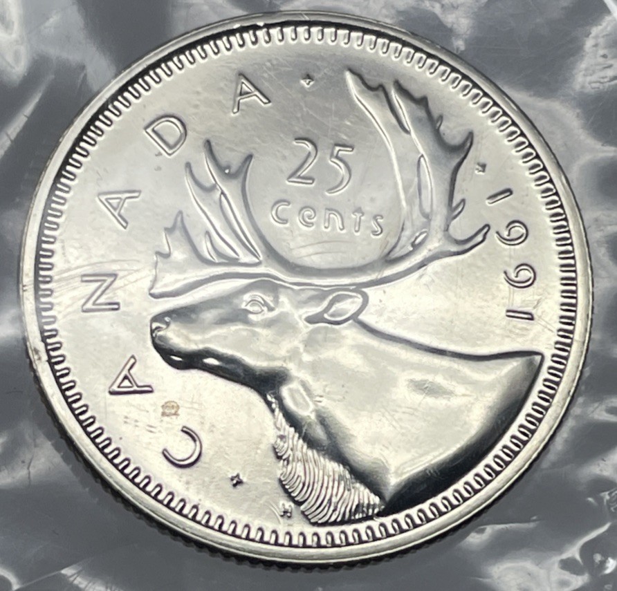 1991 Canada Proof-Like Set. Missing Certificate/envelope. E-092