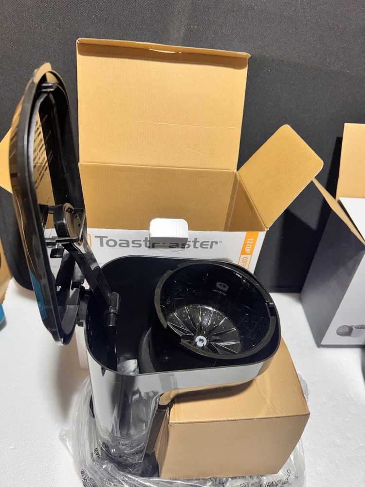 Toastmaster 12 Cup Coffee Maker + CHULUX Brewer Set 2 Used & Open Box