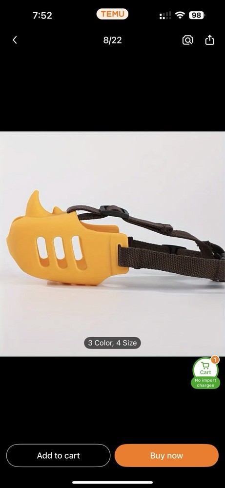 Dog Muzzle, Soft Muzzle for Small Medium Dogs Poodle Dachshund, Breathable Si...