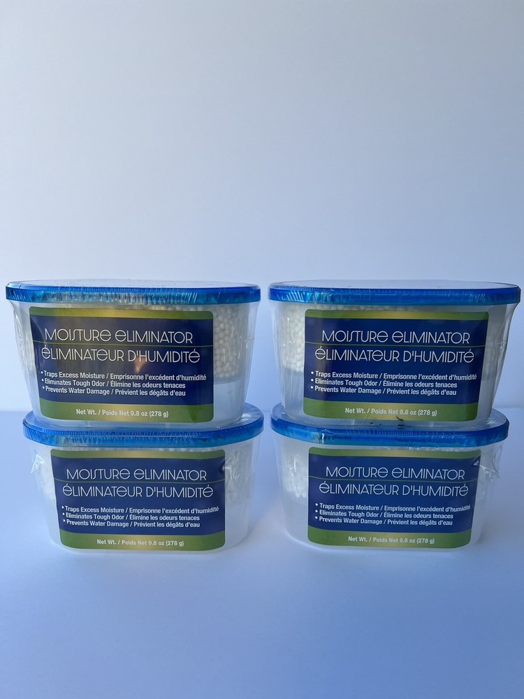 MOISTURE ELIMINATOR LOT OF  4 ODOR