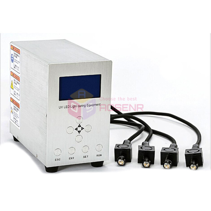 LCD Screen Display 365nm UV LED Spot Light Source Glue Curing Machine