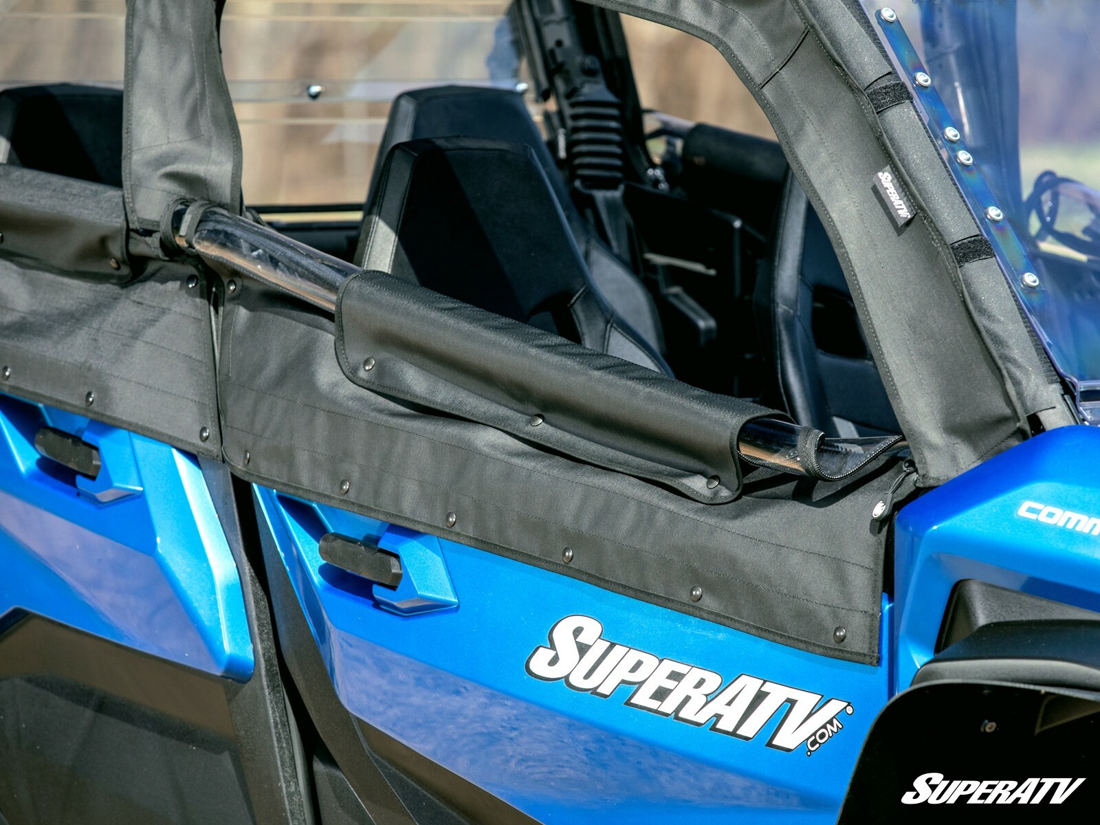 SuperATV Soft Cab Enclosure Doors for Can-Am Commander 1000 MAX (2021+)