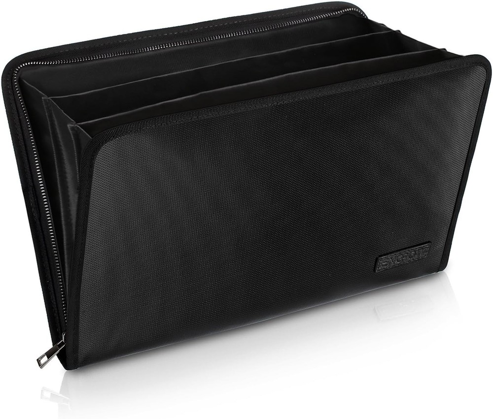 Expanding File Folder Important Document Organizer Fireproof Document Bag-A4