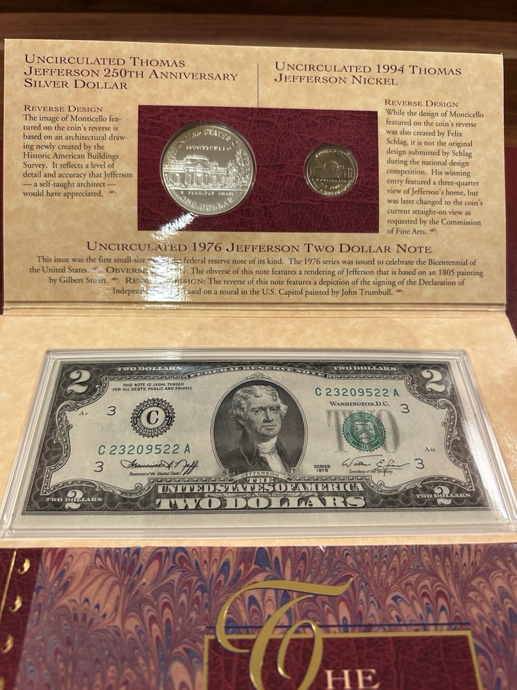 The Thomas Jefferson Coinage & Currency Set