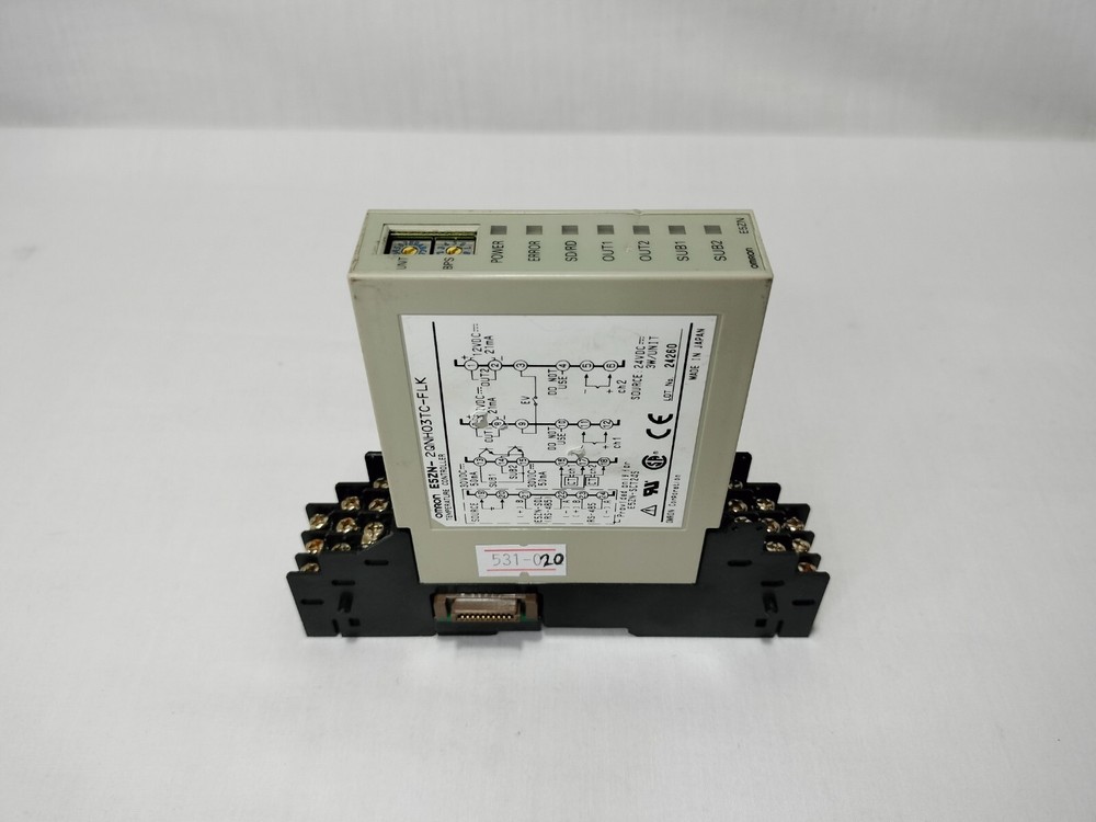 Omron E5ZN-2QNH03TC-FLK E5ZN2QNH03TCFLK Temperature Controller 24VDC