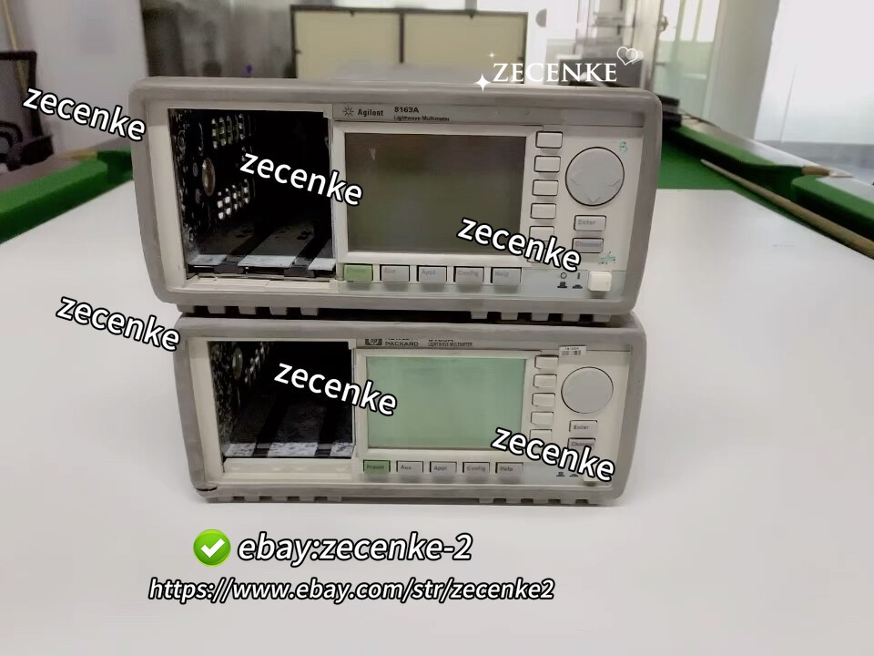 Agilent 8163B optical power meter used